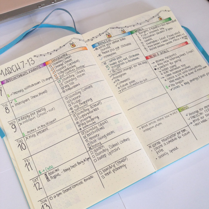 Tons of Bullet Journal Weekly examples to help you organize your life | Zen of Planning | Planner Peace and Inspiration