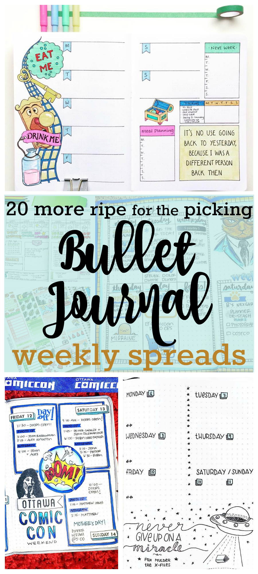Bullet Journal Weekly Spread