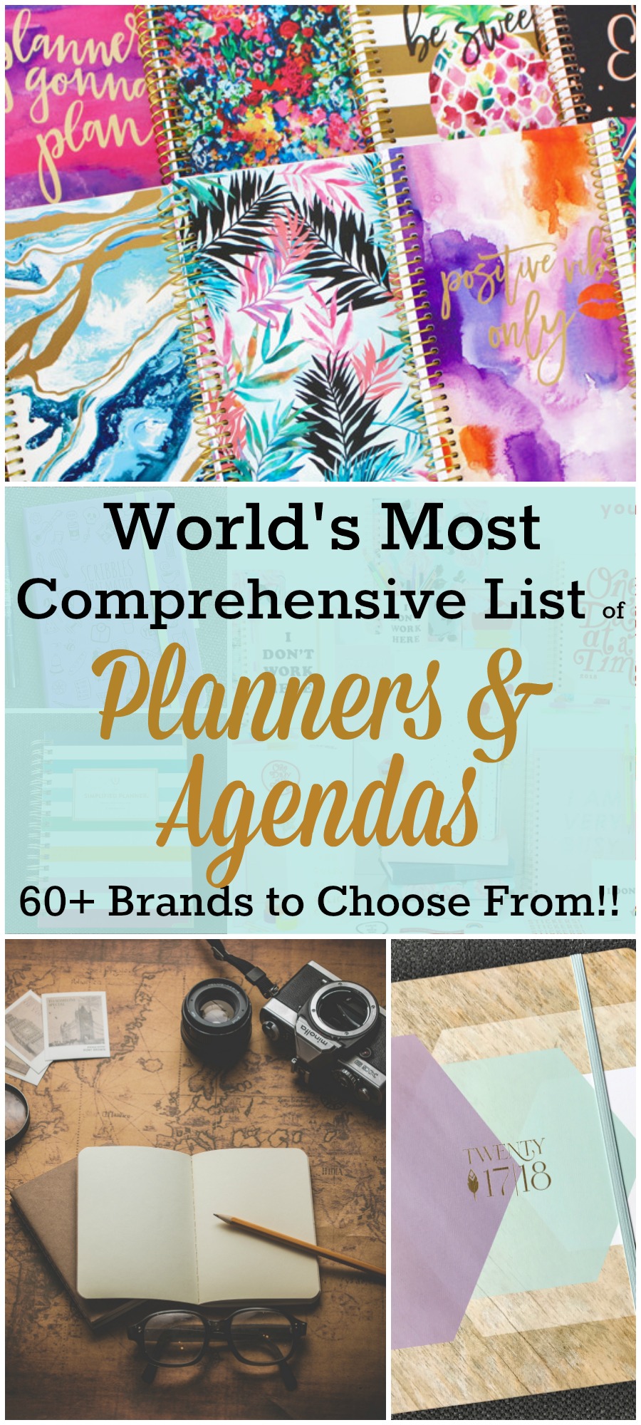 The World’s Most Comprehensive List of Planners