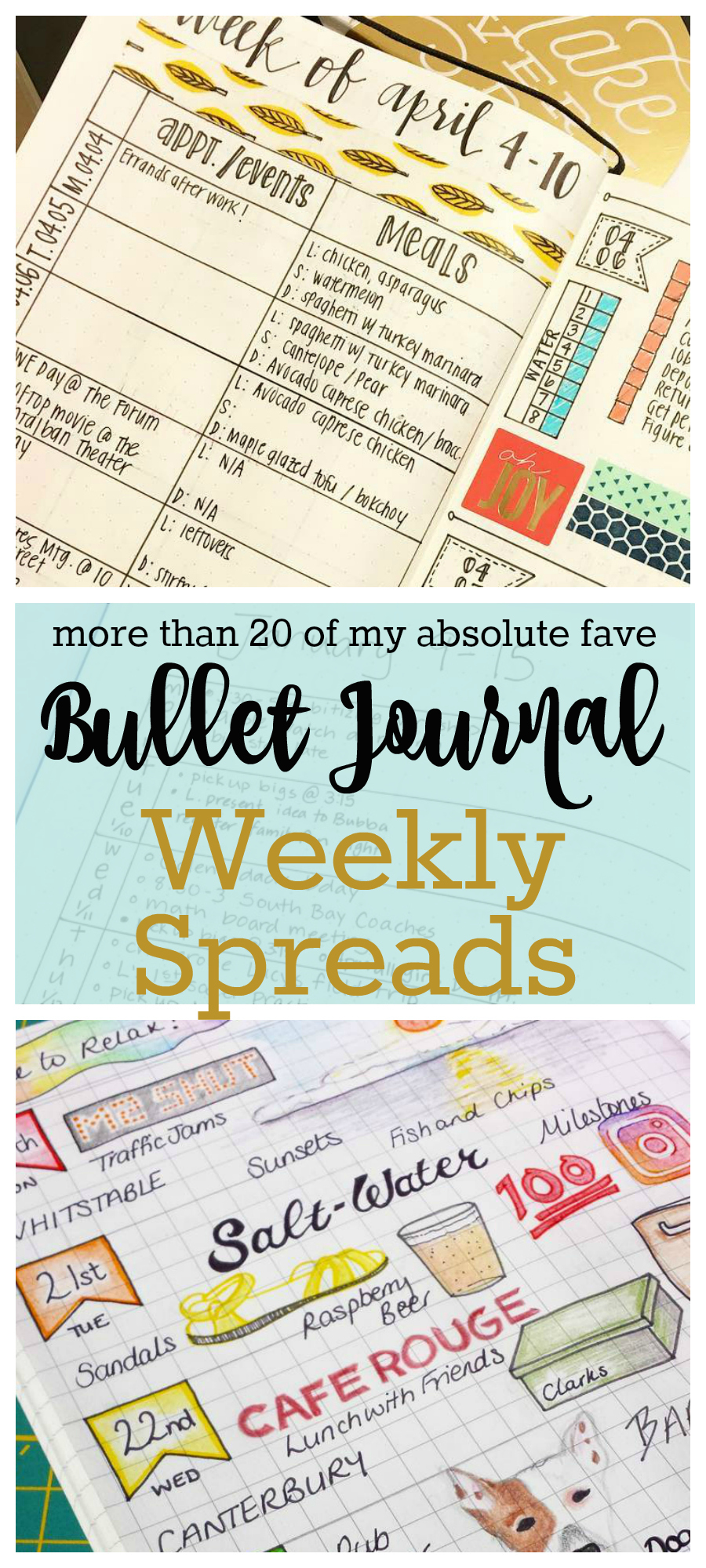 Bullet Journal Weekly Layout Inspiration