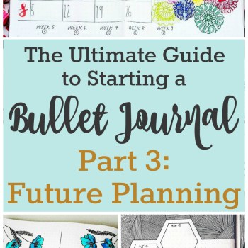 Planning the future in your bullet journal has never been easier or more beautiful | Zen of Planning | Planner Peace and Inspiration