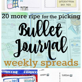 Bullet Journal Weekly Spread | Zen of Planning | Planner Peace and Inspiration